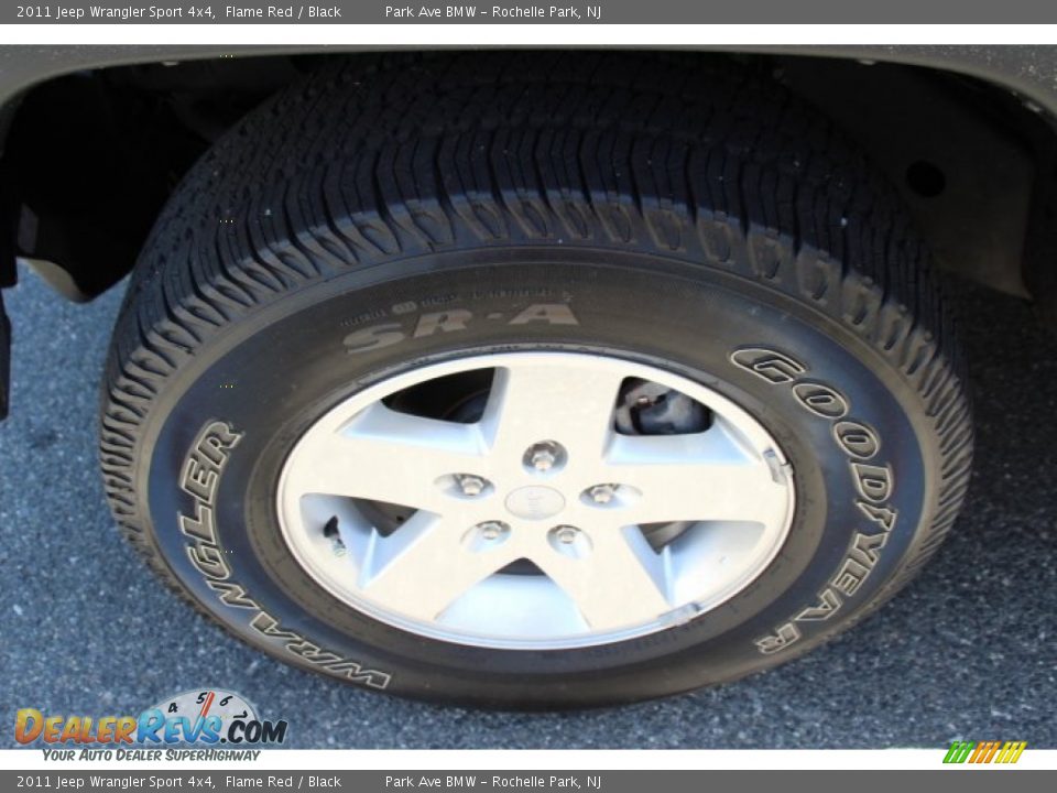 2011 Jeep Wrangler Sport 4x4 Flame Red / Black Photo #30