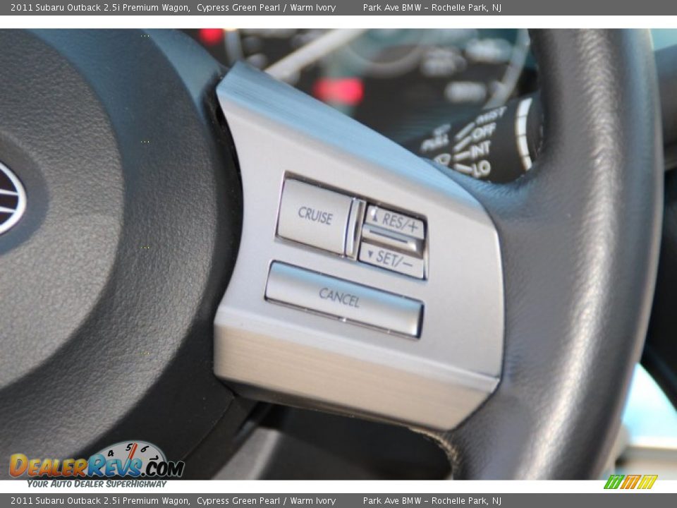 2011 Subaru Outback 2.5i Premium Wagon Cypress Green Pearl / Warm Ivory Photo #18