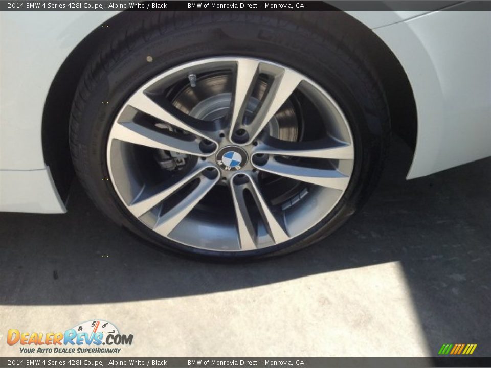 2014 BMW 4 Series 428i Coupe Alpine White / Black Photo #4
