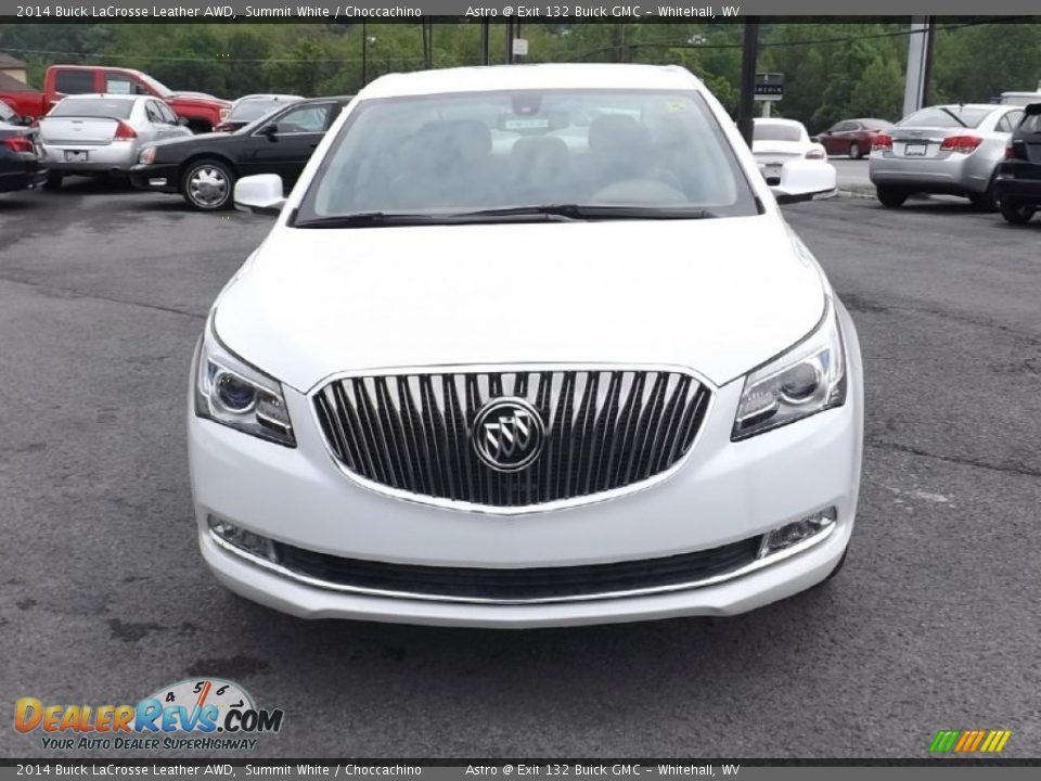 2014 Buick LaCrosse Leather AWD Summit White / Choccachino Photo #2