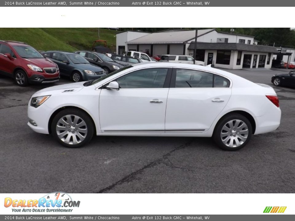 2014 Buick LaCrosse Leather AWD Summit White / Choccachino Photo #3