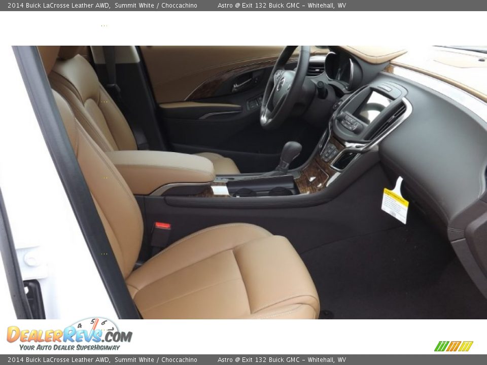 2014 Buick LaCrosse Leather AWD Summit White / Choccachino Photo #7