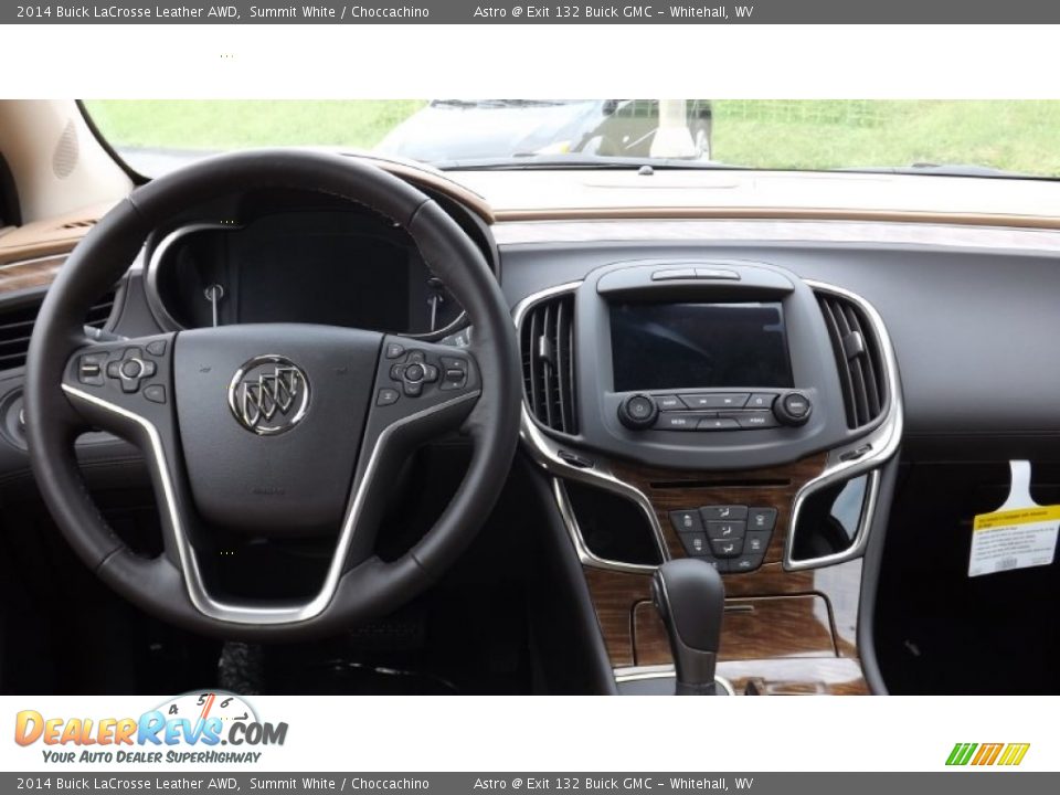 2014 Buick LaCrosse Leather AWD Summit White / Choccachino Photo #9
