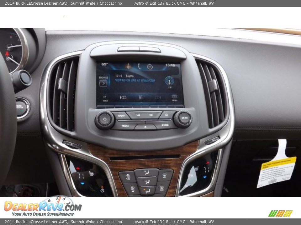 2014 Buick LaCrosse Leather AWD Summit White / Choccachino Photo #11