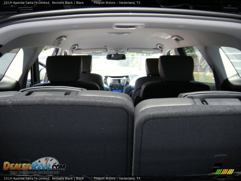 2014 Hyundai Santa Fe Limited Becketts Black / Black Photo #19