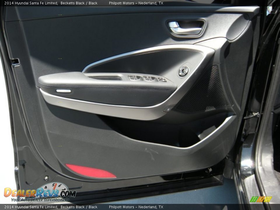 2014 Hyundai Santa Fe Limited Becketts Black / Black Photo #24