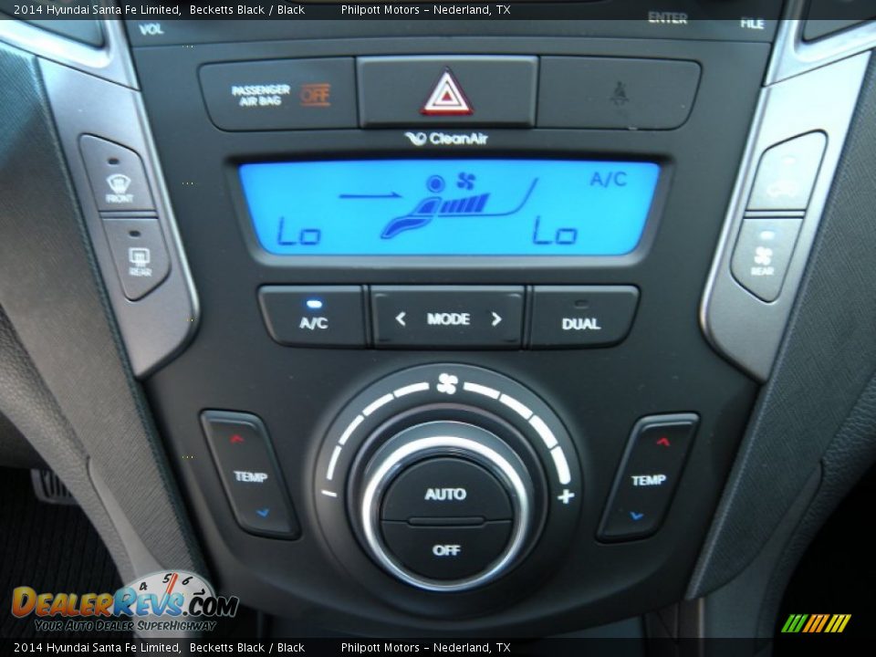 2014 Hyundai Santa Fe Limited Becketts Black / Black Photo #31