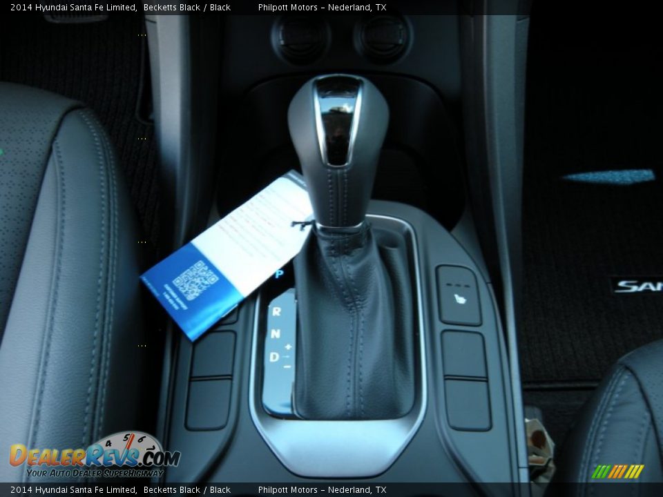 2014 Hyundai Santa Fe Limited Becketts Black / Black Photo #32