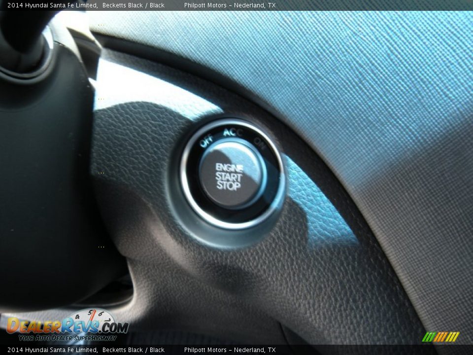 2014 Hyundai Santa Fe Limited Becketts Black / Black Photo #34
