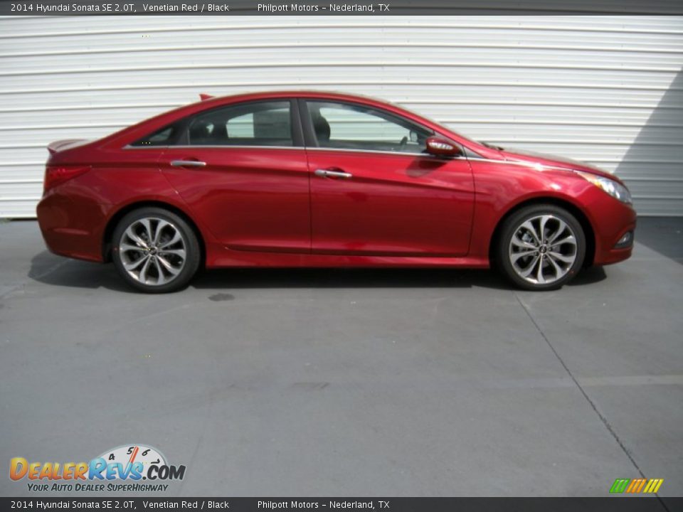 2014 Hyundai Sonata SE 2.0T Venetian Red / Black Photo #3