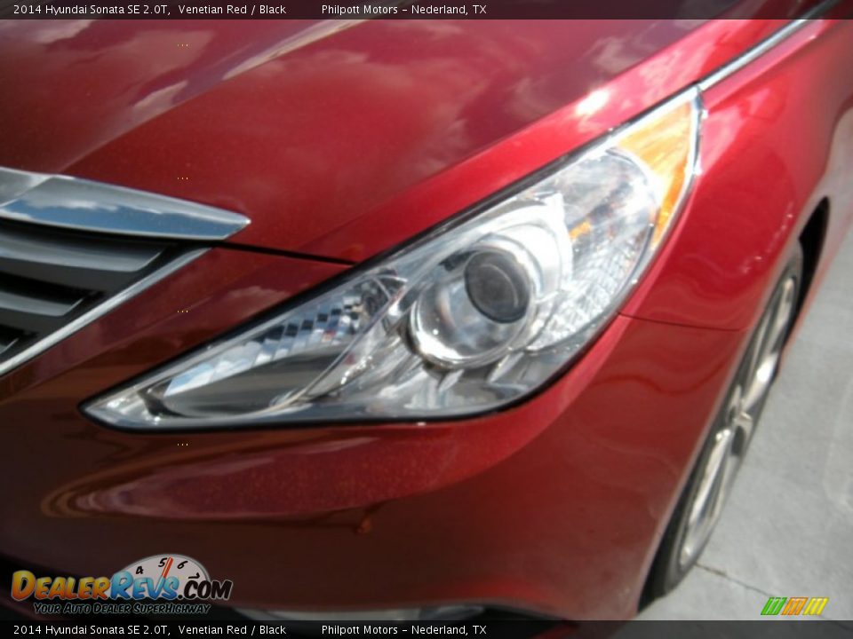 2014 Hyundai Sonata SE 2.0T Venetian Red / Black Photo #9