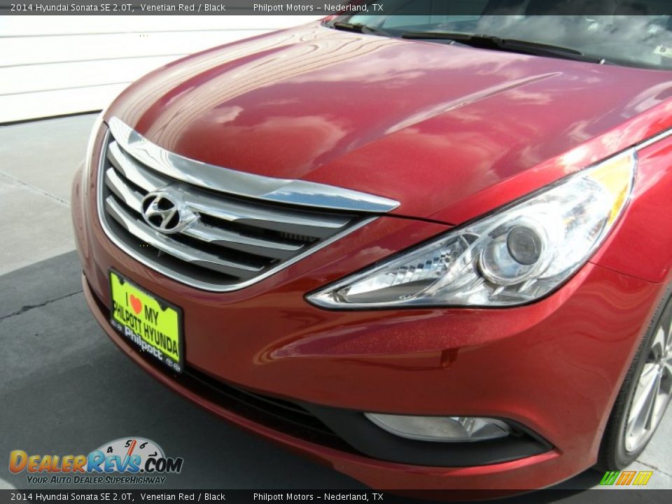 2014 Hyundai Sonata SE 2.0T Venetian Red / Black Photo #10