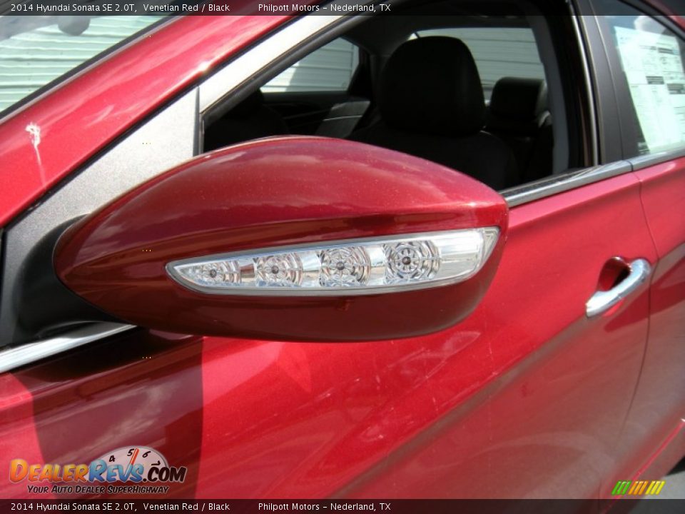 2014 Hyundai Sonata SE 2.0T Venetian Red / Black Photo #12