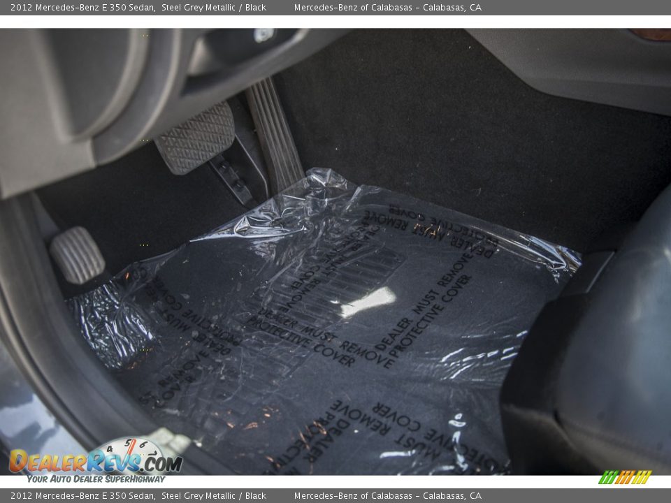 2012 Mercedes-Benz E 350 Sedan Steel Grey Metallic / Black Photo #6