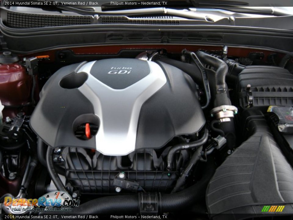 2014 Hyundai Sonata SE 2.0T Venetian Red / Black Photo #17