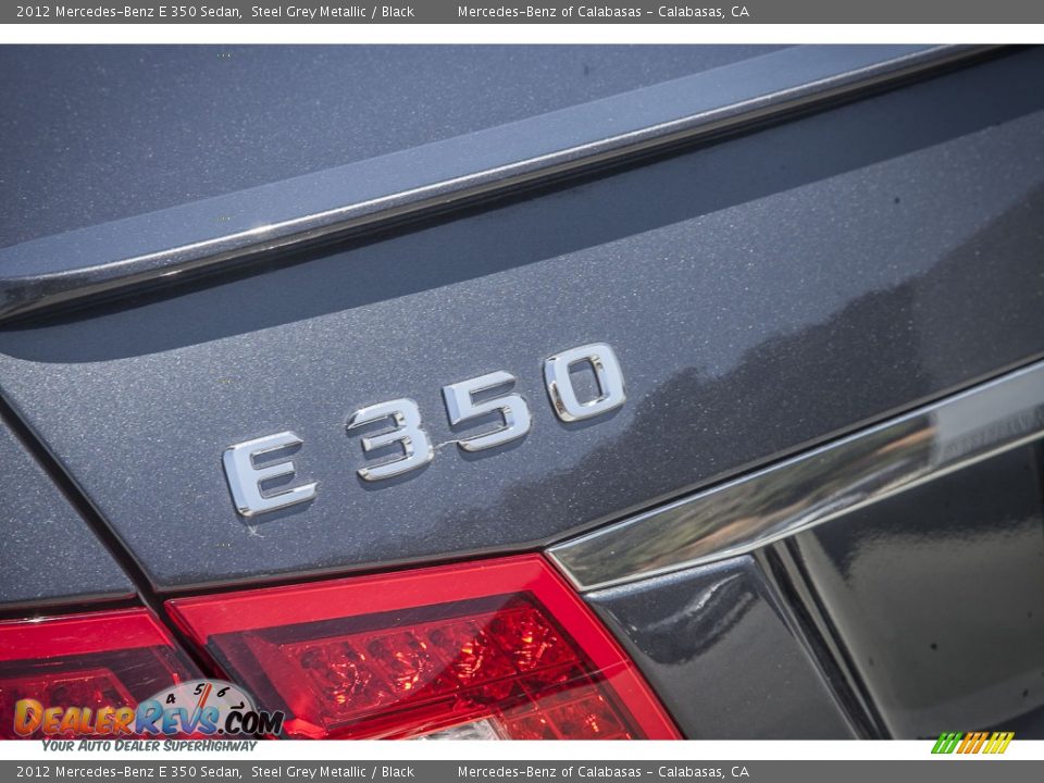 2012 Mercedes-Benz E 350 Sedan Steel Grey Metallic / Black Photo #9