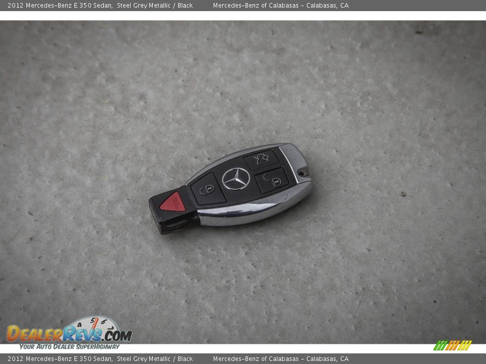 2012 Mercedes-Benz E 350 Sedan Steel Grey Metallic / Black Photo #10