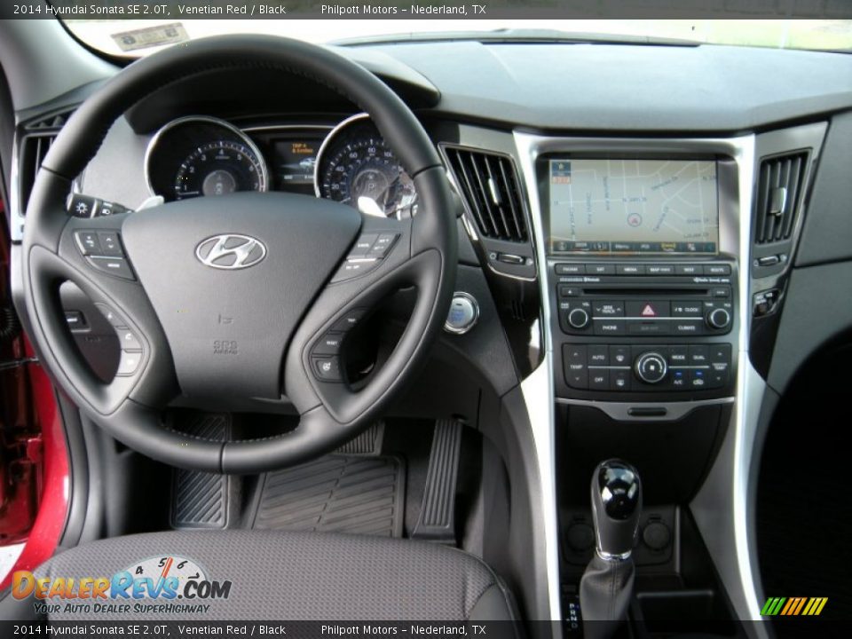 2014 Hyundai Sonata SE 2.0T Venetian Red / Black Photo #26