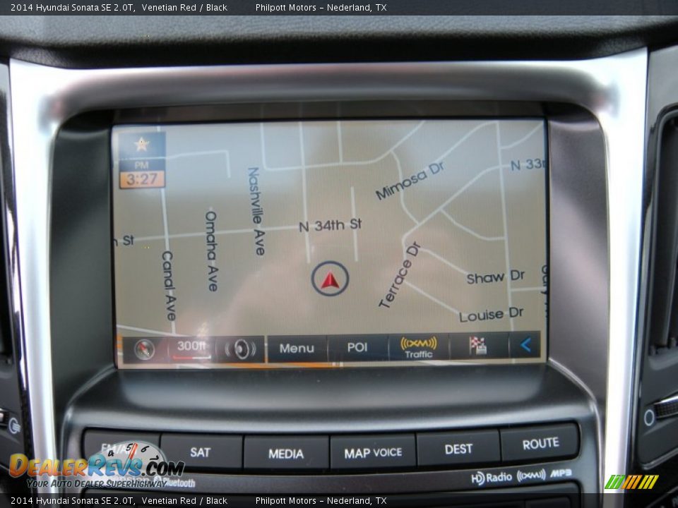 2014 Hyundai Sonata SE 2.0T Venetian Red / Black Photo #28