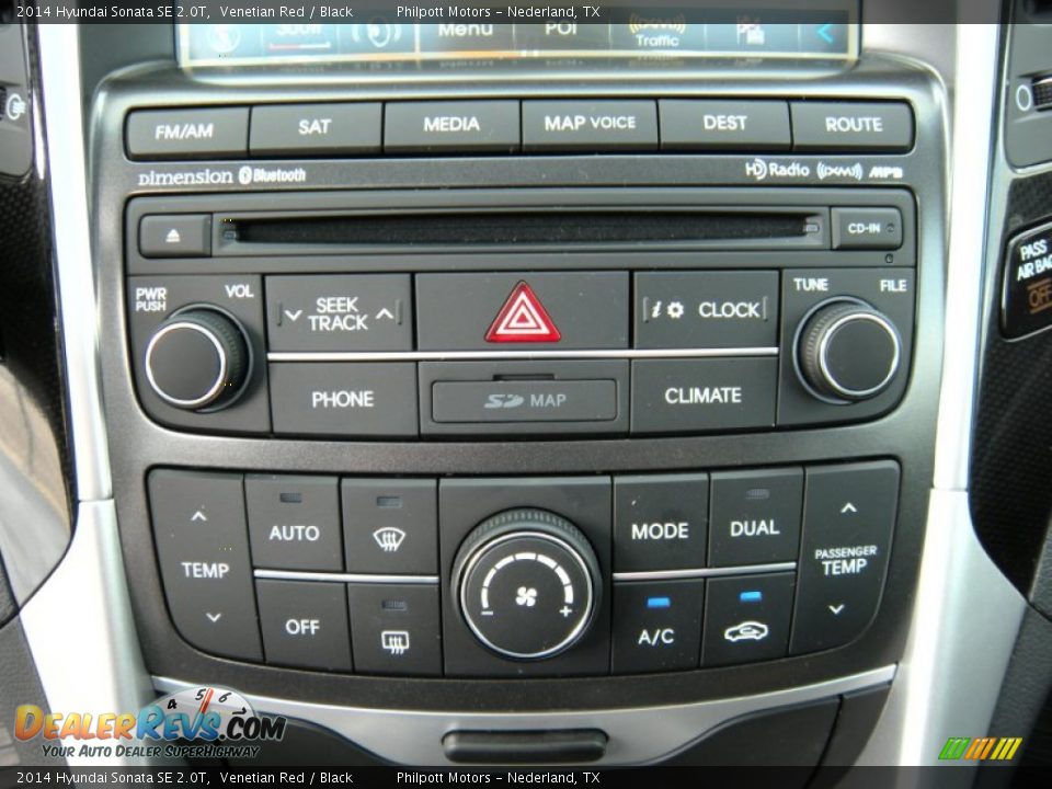 2014 Hyundai Sonata SE 2.0T Venetian Red / Black Photo #29