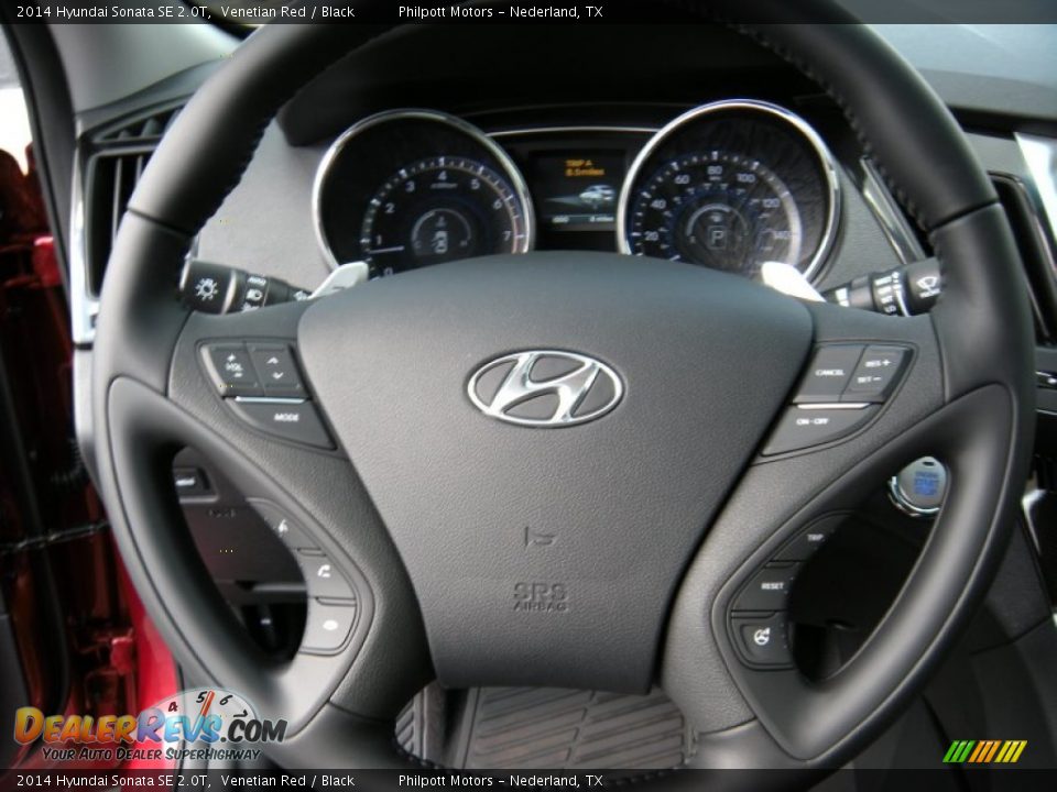 2014 Hyundai Sonata SE 2.0T Venetian Red / Black Photo #33