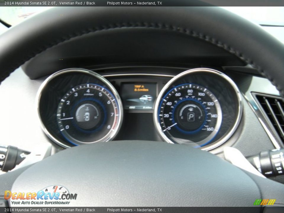 2014 Hyundai Sonata SE 2.0T Venetian Red / Black Photo #34