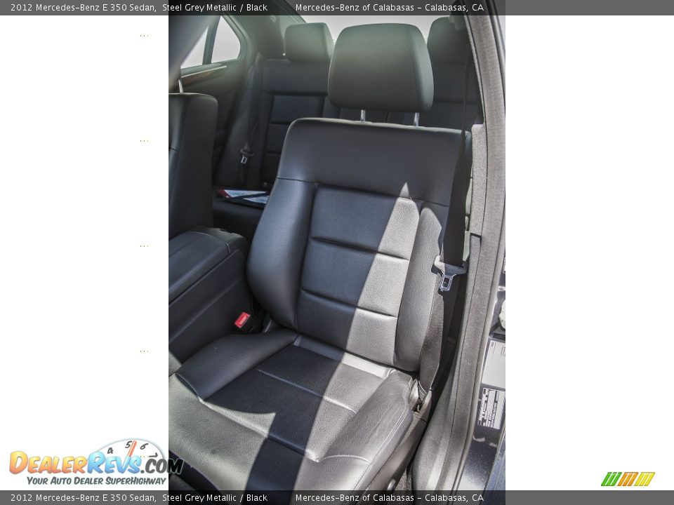 2012 Mercedes-Benz E 350 Sedan Steel Grey Metallic / Black Photo #20