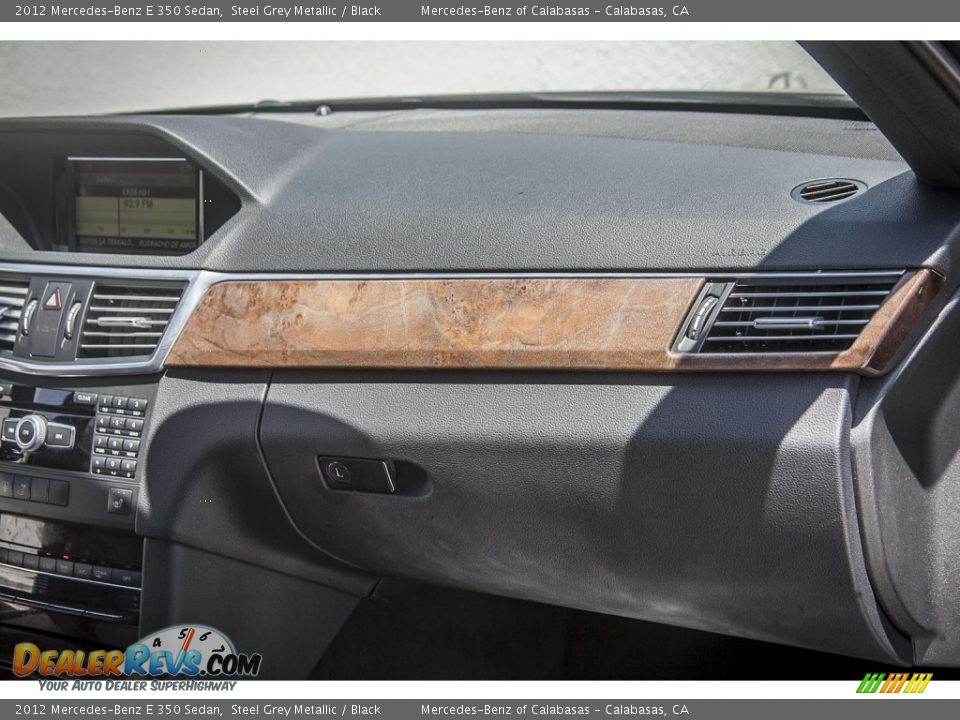 2012 Mercedes-Benz E 350 Sedan Steel Grey Metallic / Black Photo #22