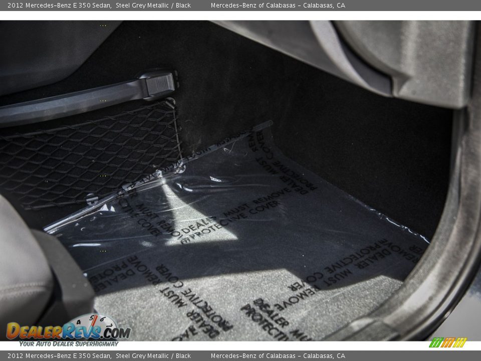 2012 Mercedes-Benz E 350 Sedan Steel Grey Metallic / Black Photo #23