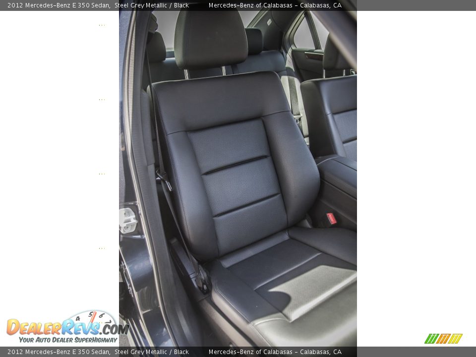 2012 Mercedes-Benz E 350 Sedan Steel Grey Metallic / Black Photo #25
