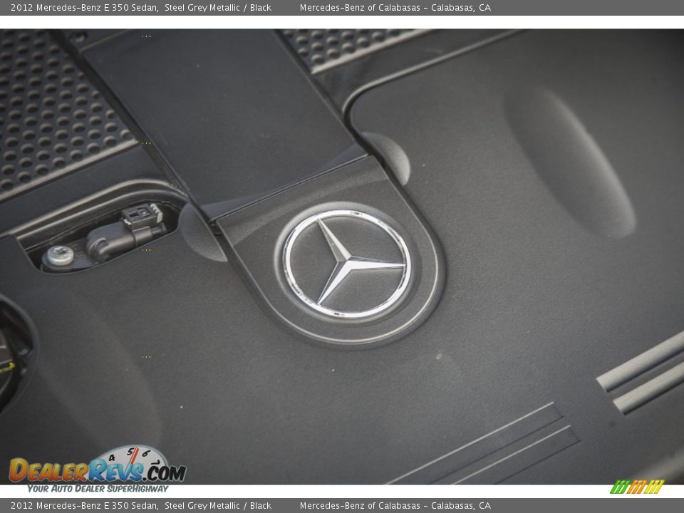 2012 Mercedes-Benz E 350 Sedan Steel Grey Metallic / Black Photo #26