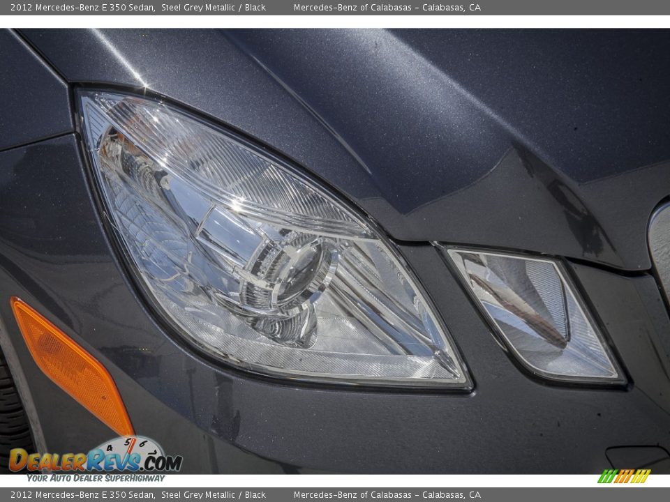 2012 Mercedes-Benz E 350 Sedan Steel Grey Metallic / Black Photo #27