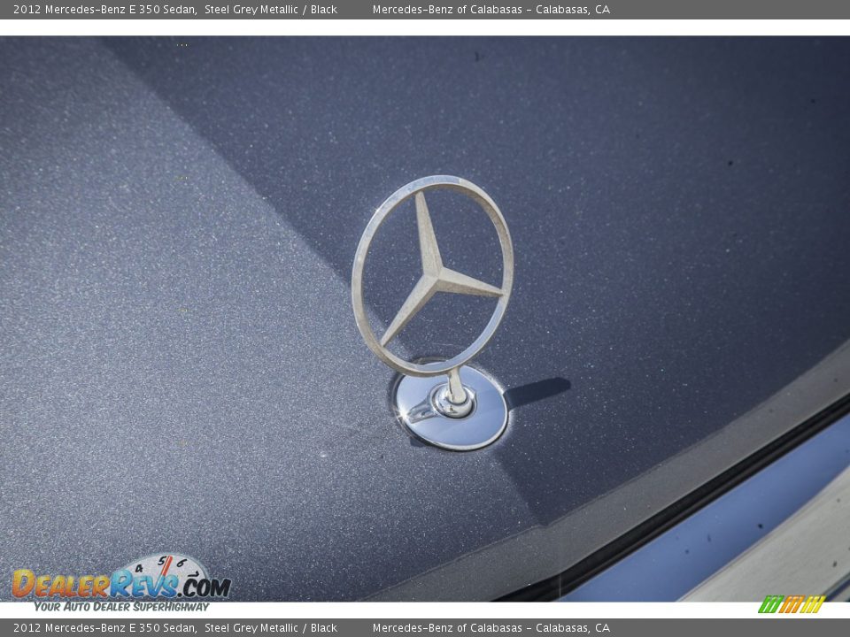 2012 Mercedes-Benz E 350 Sedan Steel Grey Metallic / Black Photo #28