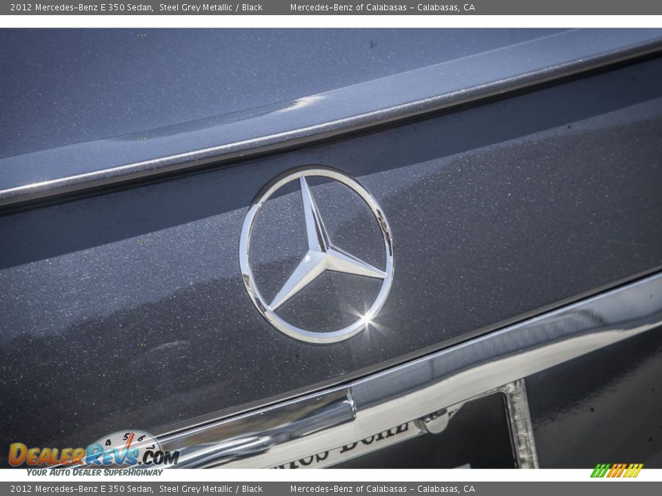 2012 Mercedes-Benz E 350 Sedan Steel Grey Metallic / Black Photo #30