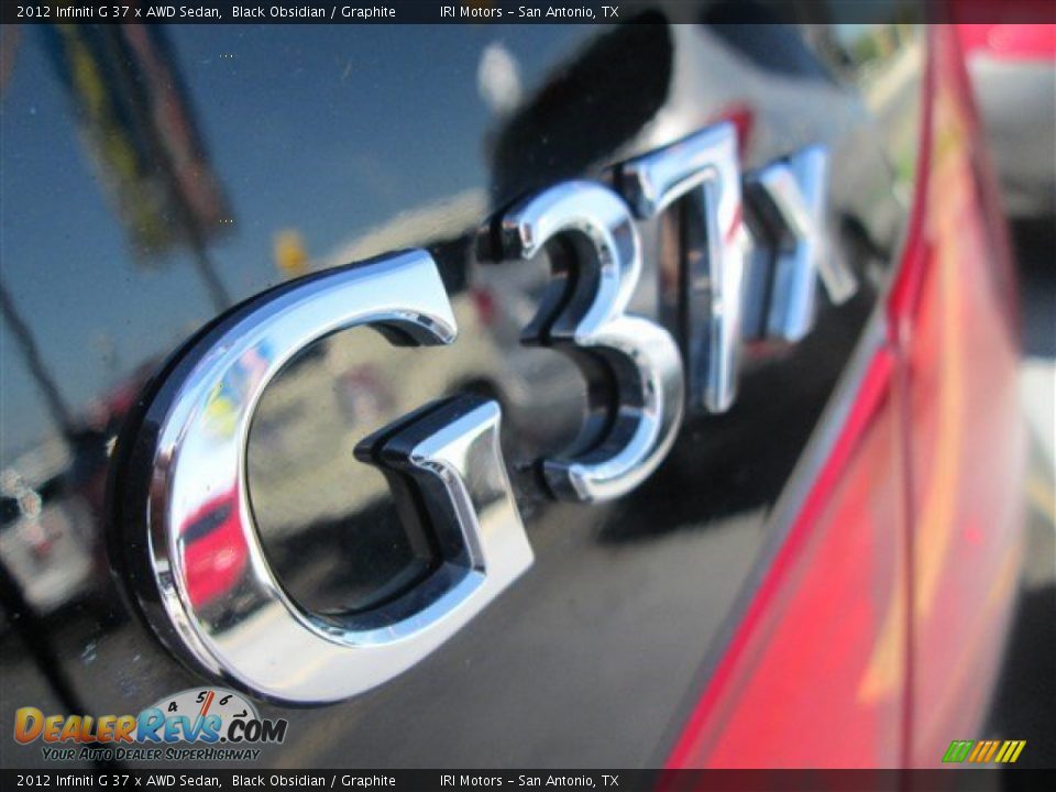 2012 Infiniti G 37 x AWD Sedan Black Obsidian / Graphite Photo #7
