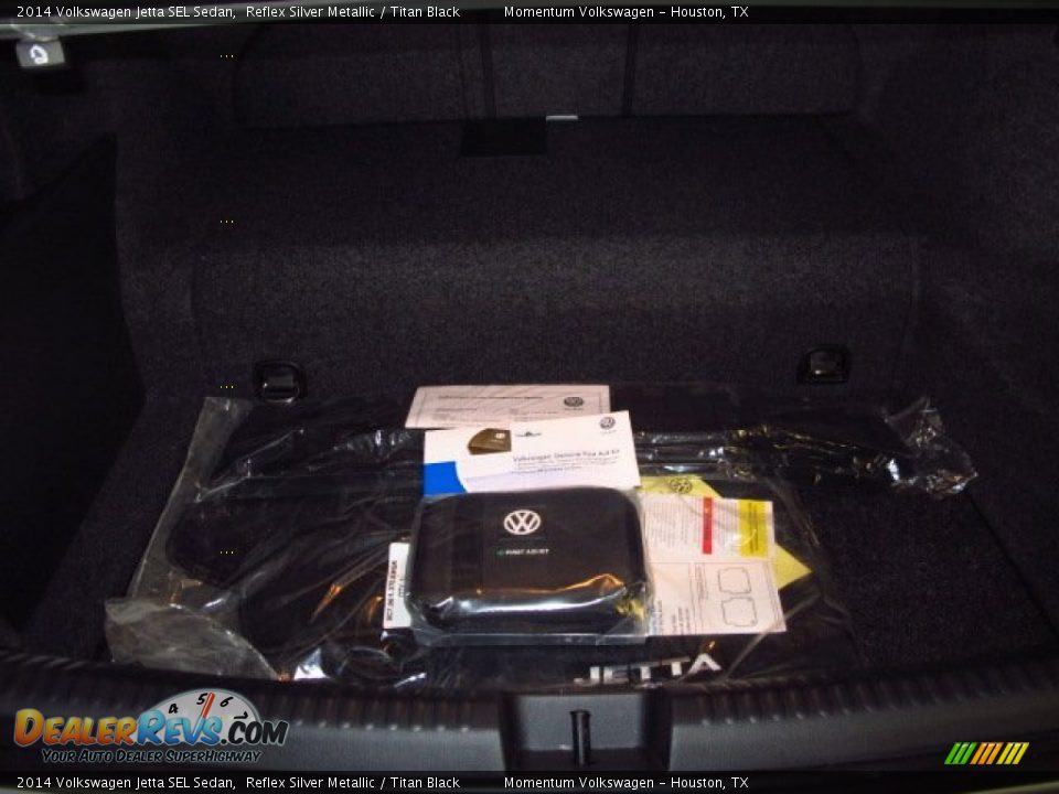 2014 Volkswagen Jetta SEL Sedan Reflex Silver Metallic / Titan Black Photo #9