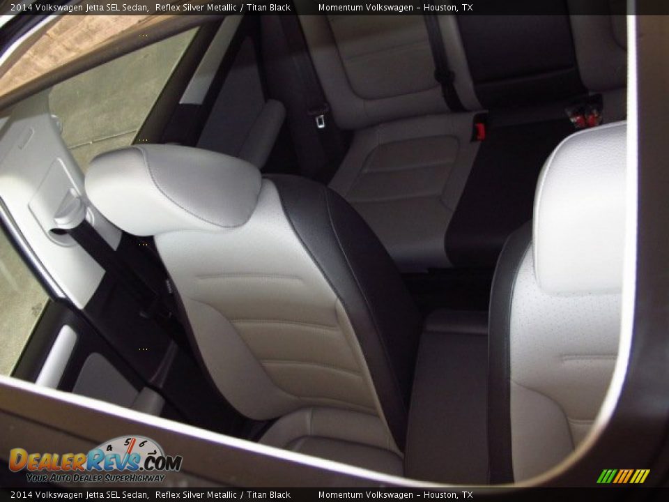 2014 Volkswagen Jetta SEL Sedan Reflex Silver Metallic / Titan Black Photo #10