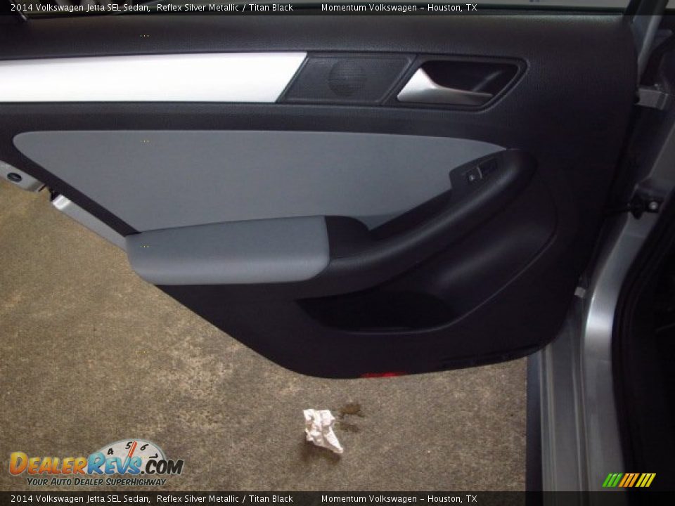 2014 Volkswagen Jetta SEL Sedan Reflex Silver Metallic / Titan Black Photo #13