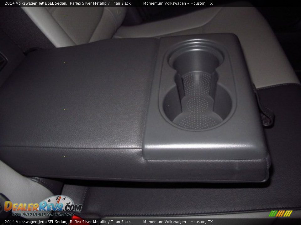 2014 Volkswagen Jetta SEL Sedan Reflex Silver Metallic / Titan Black Photo #17