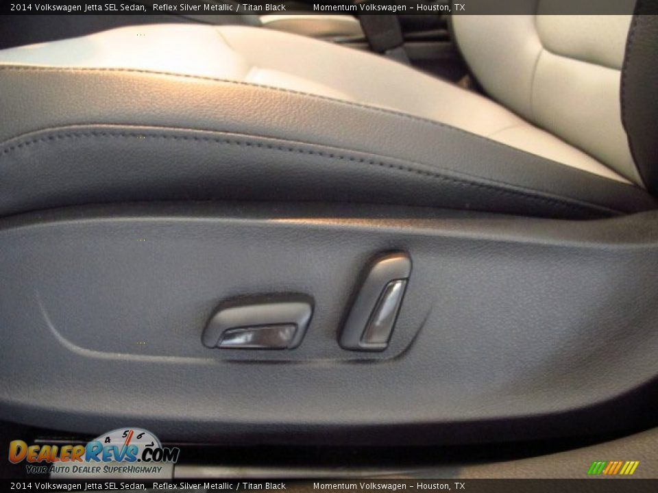2014 Volkswagen Jetta SEL Sedan Reflex Silver Metallic / Titan Black Photo #19