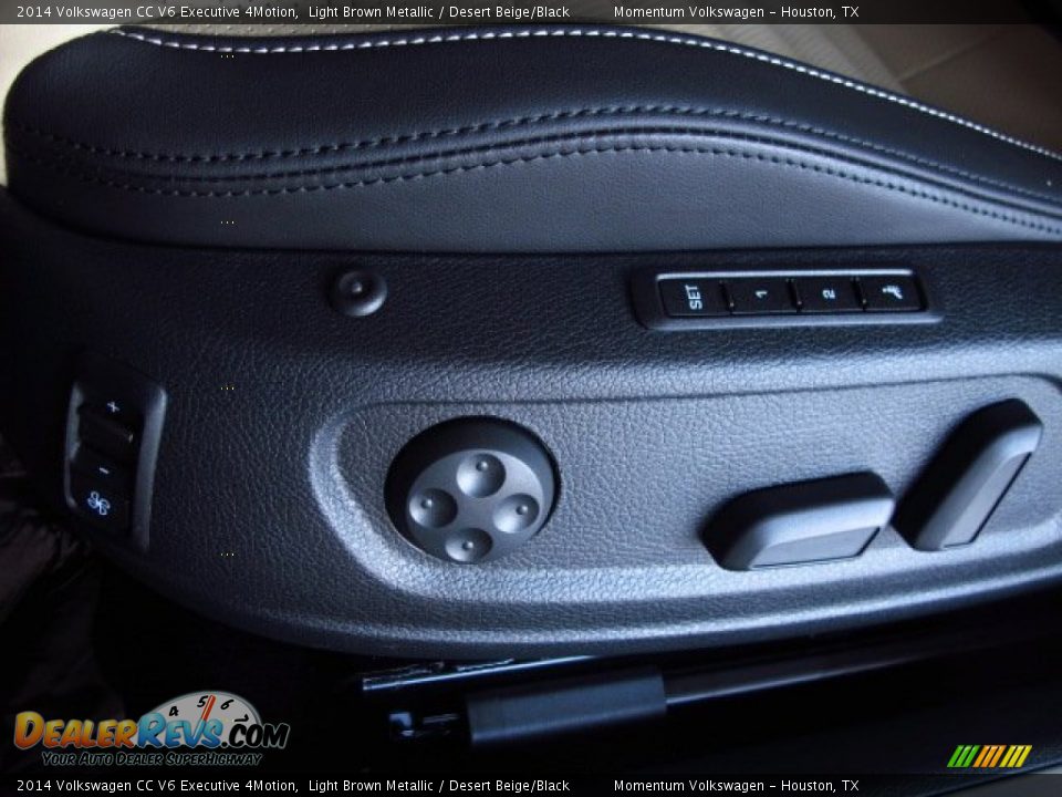 2014 Volkswagen CC V6 Executive 4Motion Light Brown Metallic / Desert Beige/Black Photo #17