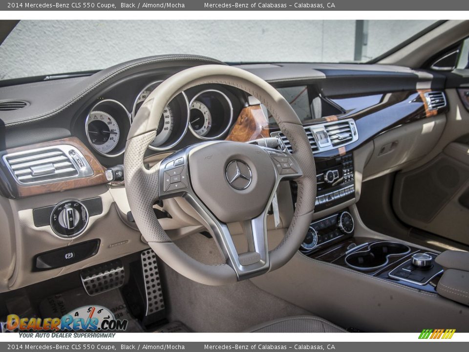 2014 Mercedes-Benz CLS 550 Coupe Black / Almond/Mocha Photo #5