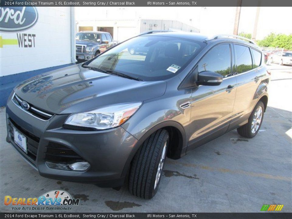 2014 Ford Escape Titanium 1.6L EcoBoost Sterling Gray / Charcoal Black Photo #1
