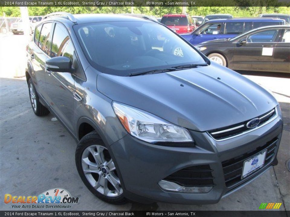 2014 Ford Escape Titanium 1.6L EcoBoost Sterling Gray / Charcoal Black Photo #3