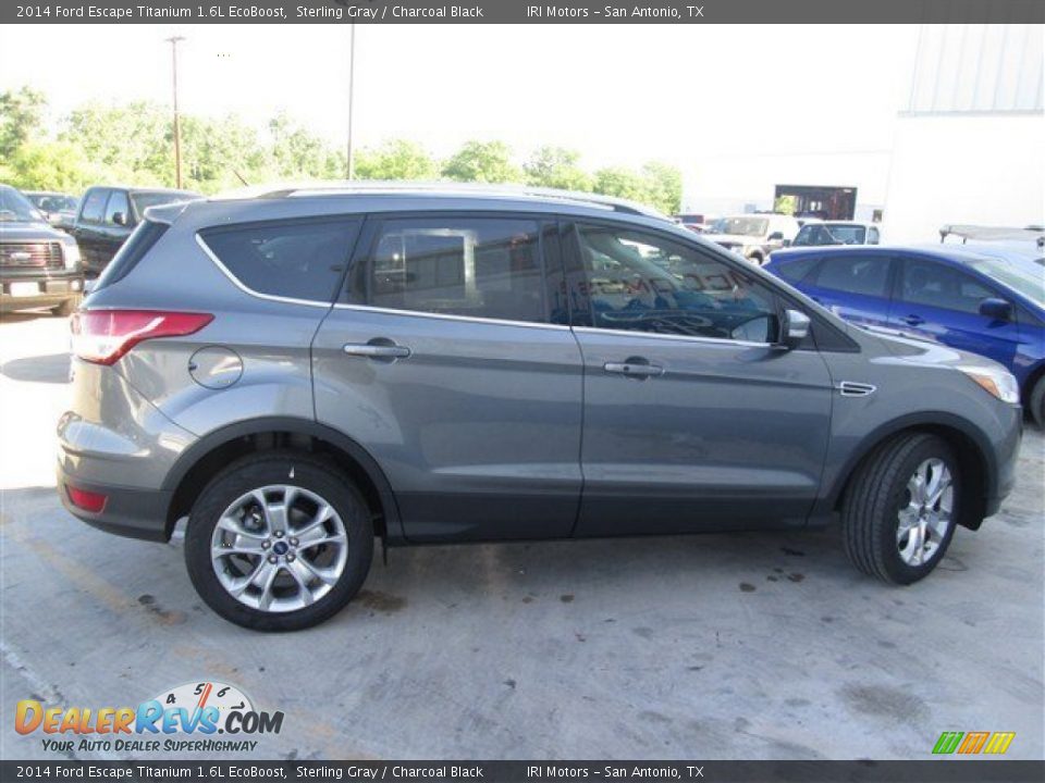 2014 Ford Escape Titanium 1.6L EcoBoost Sterling Gray / Charcoal Black Photo #4