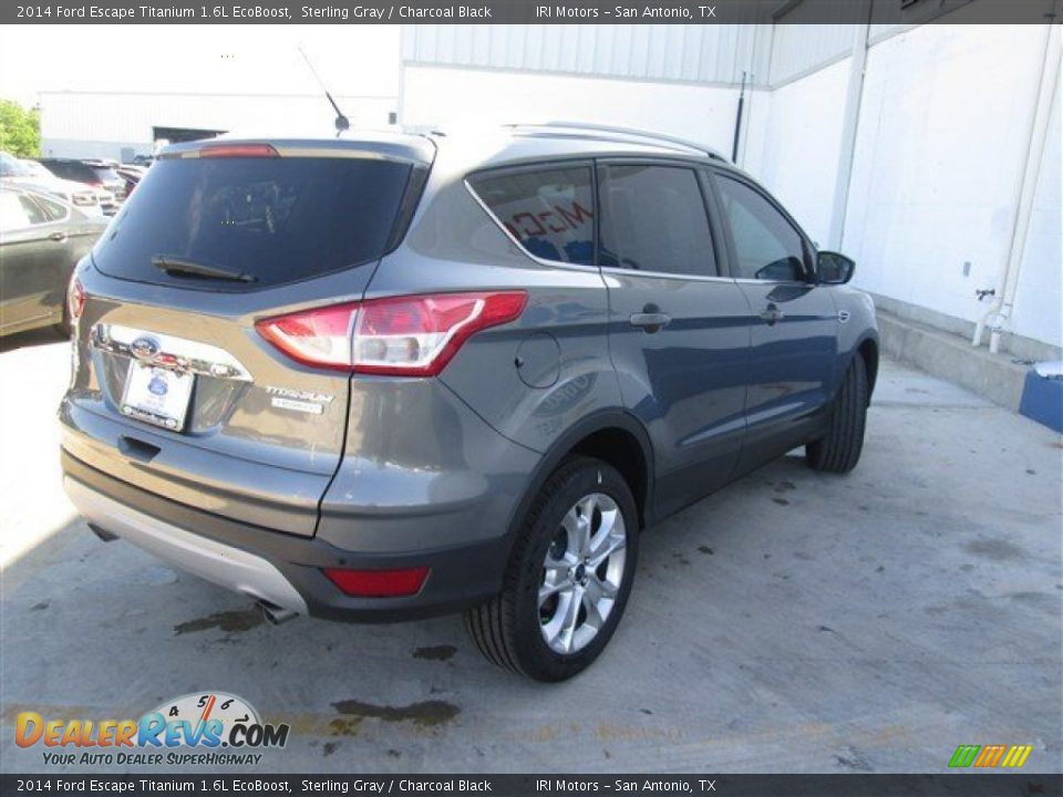 2014 Ford Escape Titanium 1.6L EcoBoost Sterling Gray / Charcoal Black Photo #5