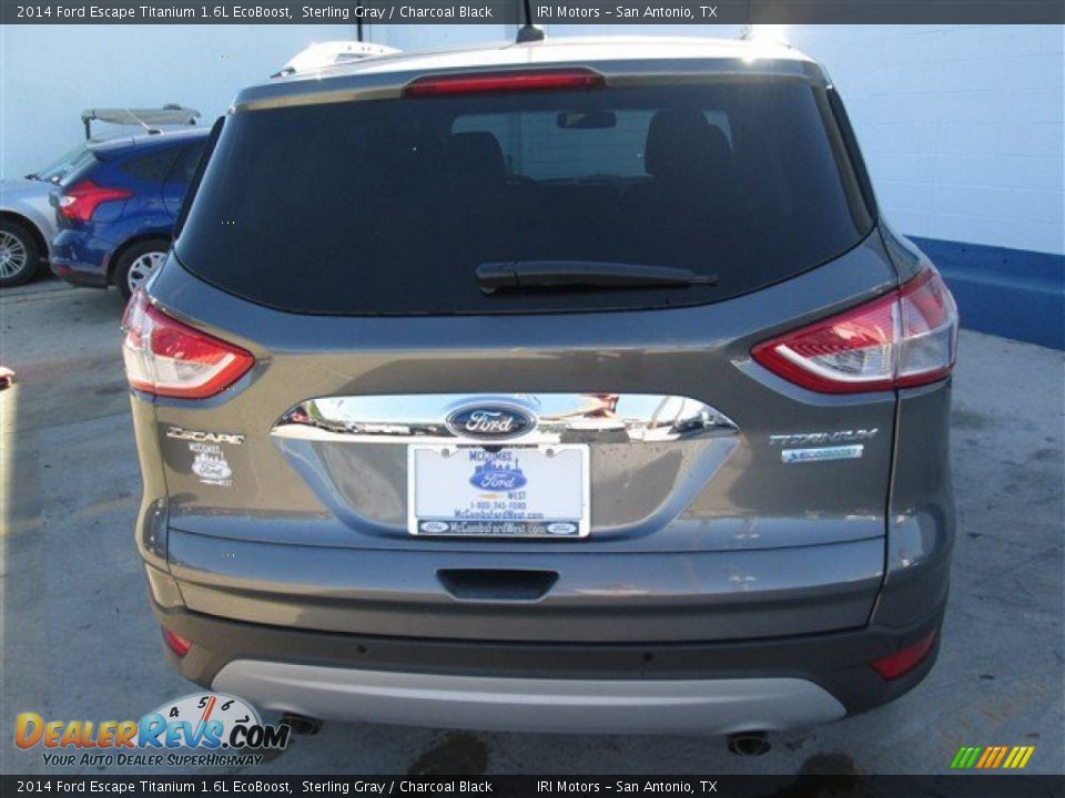 2014 Ford Escape Titanium 1.6L EcoBoost Sterling Gray / Charcoal Black Photo #6