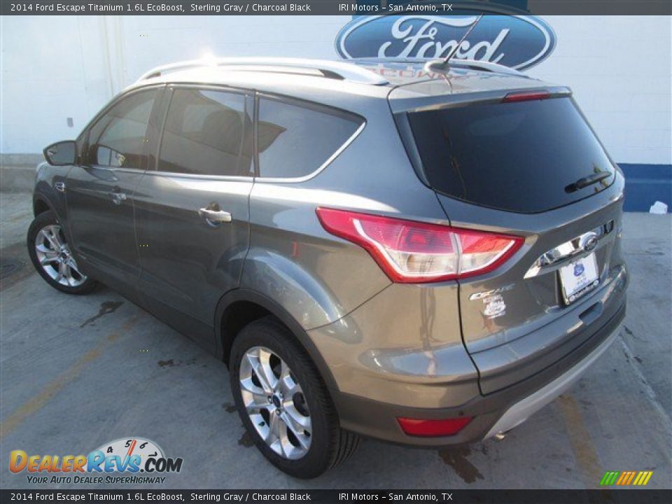 2014 Ford Escape Titanium 1.6L EcoBoost Sterling Gray / Charcoal Black Photo #7