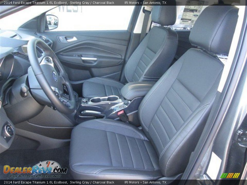 2014 Ford Escape Titanium 1.6L EcoBoost Sterling Gray / Charcoal Black Photo #8