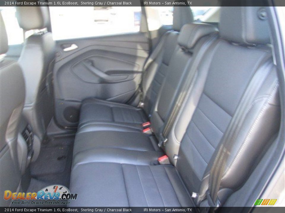 2014 Ford Escape Titanium 1.6L EcoBoost Sterling Gray / Charcoal Black Photo #10